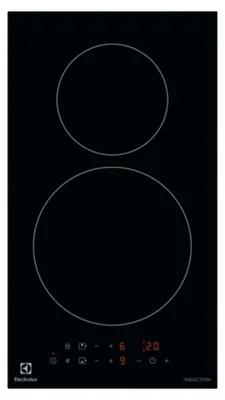 Image de Plaque de cuisson à induction 29cm 2 foyers 3650w noir - Electrolux - LIT30231C -