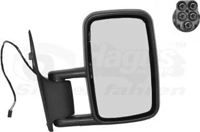 Produktbild von VAN WEZEL 3075808 Außenspiegel Seitenspiegel Rechts passend für MERCEDES-BENZ SPRINTER 3-t Kasten (903) Konvex Beheizt