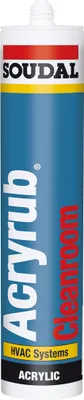 Produktbild von Soudal Acryldichtstoff Acryrub Cleanroom 310ml grau 123868