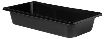 Produktbild von 174x DUNIFORM CPET-Schale 1/3 GN 326 x 176 x 60 mm Schwarz ungeteilt
