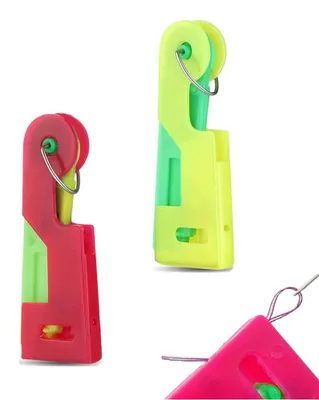 Nadeleinfädler, 2 Stück, Nähgarn-Einfädler, Nadeleinfädelhilfe