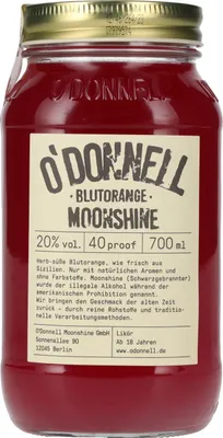 Produktbild von O'Donnell Moonshine - Blutorange - Sommeredition 0,7l 25%vol.