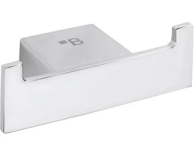 Produktbild von Doppelter Kleiderhaken VIA aus Chrom 8 x 2,8 x 3,9 cm BEMETA
