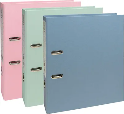 Image de Exacompta 10x Classeur à levier Prem'Touch dos 80mm Couleurs assorties 53239E