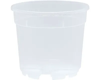 Zdjęcie produktu dla Doniczka do orchidei Ø 17 cm plastikowa przezroczysta