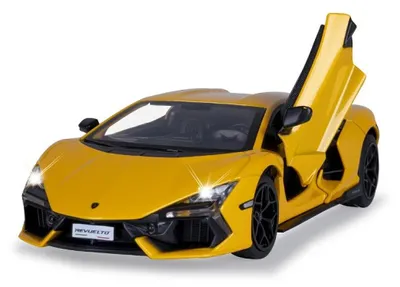 Image de Jamara Lamborghini Revuelto miniature 1:24 jaune avec piles