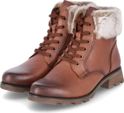 Produktbild von Caprice Damen Schnürstiefeletten/ Winterstiefeletten Braun Glattleder  Größe: 41/2