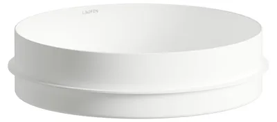 Image de LAUFEN UNISONO Cuvette de lavabo, ronde, sans trou pour robinet, sans trop-plein, 375x375x114mm, H517UO37571121