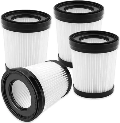 Produktbild von Set mit 4 Ersatzfiltern, Staubsaugerzubehör, kompatibel mit den Filterteilen der Staubsauger Fabuleta FSV001 und FSV101.