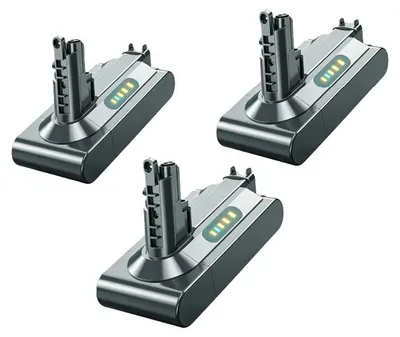 Obrázok produktu pre Náhradné batérie, kapacita 12 800 mAh, kompatibilné s modelmi V10, 3 kusy