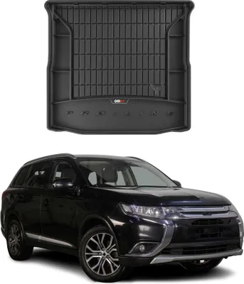 Image de Tapis de Coffre pour Mitsubishi Outlander 2012-2015 TPE Noir