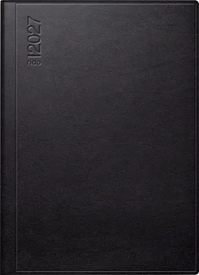 Produktbild von rido/idé 7018104907 Taschenkalender Mod. perfect/Technik I 2027 A6, Kunstleder, schwarz