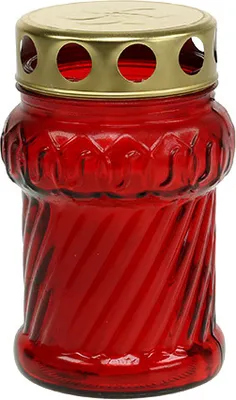 Produktbild von Stimmungsvolle Grabkerze für Gedenkdekoration und Trauerfloristik, 8 Stück