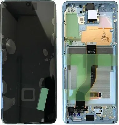 Produktbild von Original Amoled Display Touchscreen Bildschirm Rahmen Cloud Blau für Samsung Galaxy S20+ Plus G985F G986