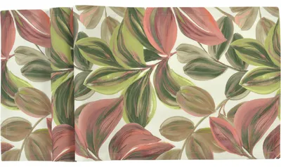 Produktbild von Sander Tikal Tischläufer 50x140 eckig - 84 pink lemonade/sage