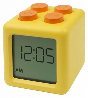 Imagen del producto de BUDZIK Reloj digital electrónico KLOKCEK, color verde, funciona con pilas, Ecolight