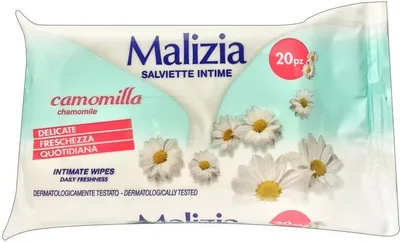 Produktbild von malizia Intim Pflegetücher Kamille 20 stk.