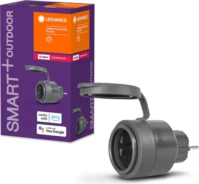 Immagine prodotto di EU 230V 3680W 16A Presa intelligente da esterno LEDVANCE SMART+ ZigBee
