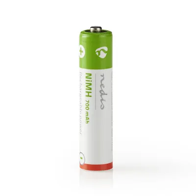 Produktbild von Nedis Wiederaufladbarer Ni-MH-Akku AAA - 1.2 V DC - 700 mAh - vorgeladen - 4-Pack