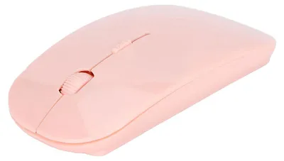 Imagen del producto de Ratón inalámbrico inteligente, delgado, mini y portátil de 2.4G, sin cable, con receptor USB, ideal para oficina, portátil, ordenador y tablet. Color: rosa