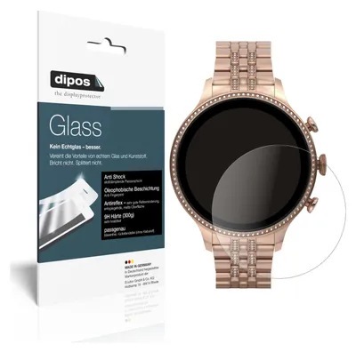 Zdjęcie produktu dla 2x folia ochronna do smartwatcha Fossil Gen 6 (42 mm) matowa - folia antywstrząsowa 9H dipos Glass szkło plastikowe