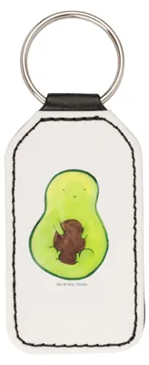 Produktbild von Mr. & Mrs. Panda schlüssel anhänger Avocado Kern - Weiß - Geschenk, Taschenanhänger, für, Spruch Leben, schlüsselbund, glücklich, Schlüsselanhänger Mit, Pflanze