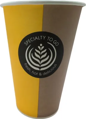 Produktbild von 1625 Kaffeebecher 300 ml Ø 80 x 117 mm "Specialty to Go" – Coffee to Go Becher