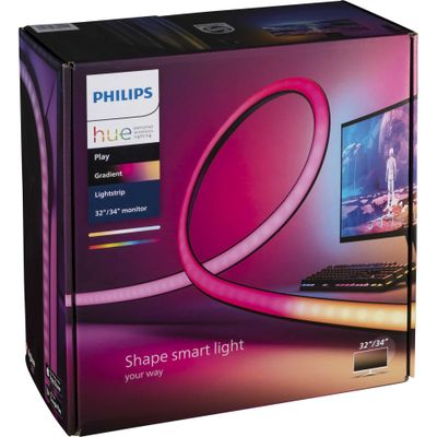 Philips Hue Play Gradient Lightstrip pour PC 24-27 inch - 1x15W
