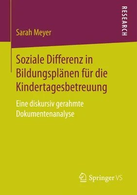 Obrázek produktu pro Soziale Differenz in Bildungsplänen für die Kindertagesbetreuung
