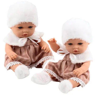 Zdjęcie produktu dla Skarpetki Baby Doll w kolorze beżowym z kołnierzem kapelusza