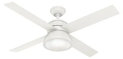 Immagine prodotto di Ventilatore da soffitto con luce e telecomando Loki Bianco 132 cm