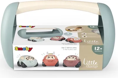 Zdjęcie produktu dla SMOBY Little Skrzyneczka z samochodzikami Vroom Planet