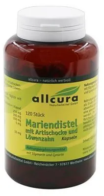 Zdjęcie produktu dla Ostropest plamisty z karczochem i mniszkiem lekarskim 120 kapsułek