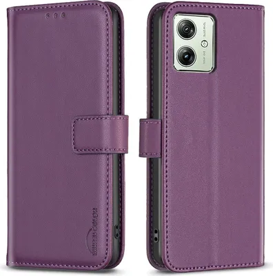 Produktbild von Motorola Moto G54 Hülle - BINFEN Klapphülle - Violett