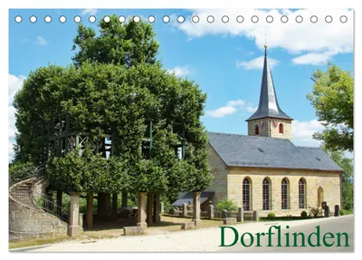 Produktbild von Dorflinden (Tischkalender 2027 DIN A5 quer), CALVENDO Monatskalender