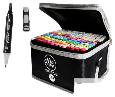Imagen del producto de Kunstmarker, tinta a base de alcohol miscibles, amplia gama de colores vibrantes, set de 168 colores