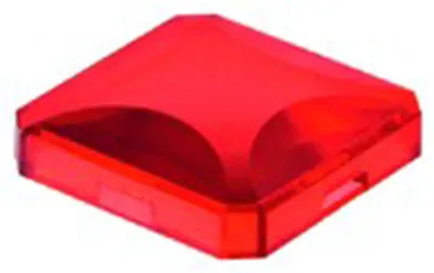Produktbild von Georg Schlegel Kalotte, gewölbt transparent Farbe rot Ausführung beschreib- und beleuchtbar - 1 Stück