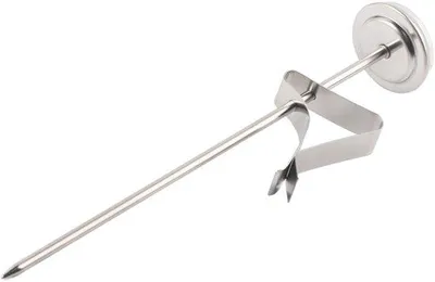 Image de Thermomètres de cuisson numériques en acier inoxydable, avec fonction thermomètre à viande