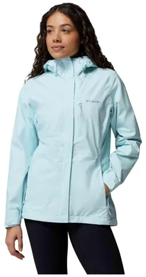 Image de Veste Columbia Chaqueta con capucha Columbia Pouring Adventure III azul celeste mujer pour Unisex