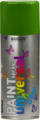 Produktbild von Biodur | Sprühlack - Grasgrün (RAL 6010) - 400ml, Sprühfarbe, Lackspray, Universal - Betonfarbe, Sprühlacke für Holz, Metall, Glas