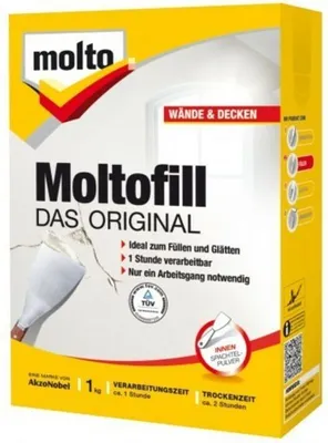 Produktbild von Moltofill DAS ORIGINAL Universelle Spachtelmasse 1 kg