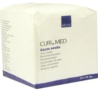 Productafbeelding van Mullcompressen, 8-laags, niet steriel, 10x10 cm, 100 stuks, verpakking