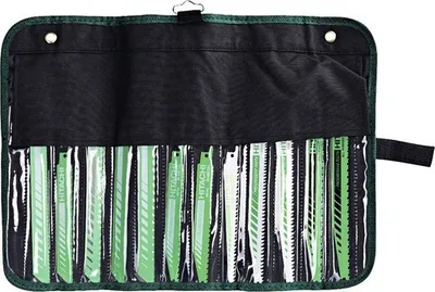 Produktbild von HiKOKI Säbelsägeblatt Set 12-tlg., in Rolltasche, Bi-Metall