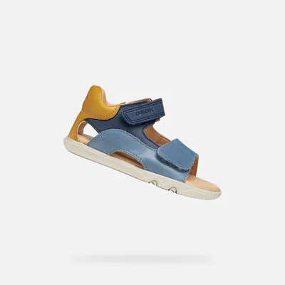 Produktbild von Geox Blaue Barfußsandalen für Jungen, Modell Sandal Steppieup 20