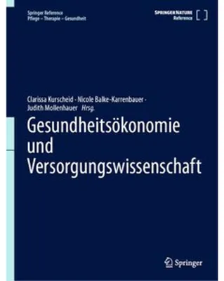 Produktbild von Gesundheitsökonomie und Versorgungswissenschaft