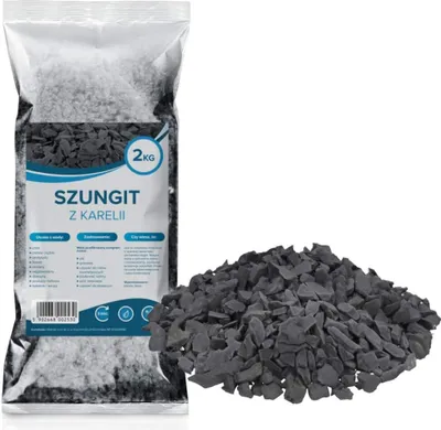 Produktbild von Wessper Schungit Rohsteine 2 kg, Wassersteine, Shungit Wasserenergetisierung