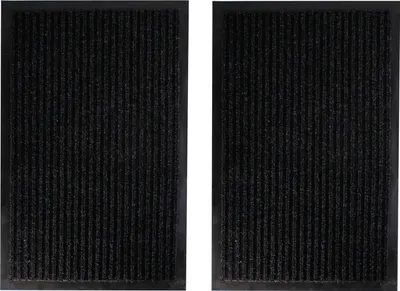 Produktbild von 2 Stück Schmutzfangmatte 40x60cm schwarz