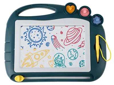 Immagine prodotto di Lavagna magnetica per bambini, con 3 timbri