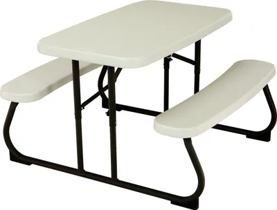Obrázek produktu pro Plastový dětský piknikový set Lifetime světle šedý 82,5 x 90 x 53,5 cm (š x h x v)