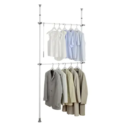 Produktbild von Teleskopický věšák WENKO Herkules 50610100 šedý kov 75,0 - 120,0 x 165,0 - 300,0 cm
